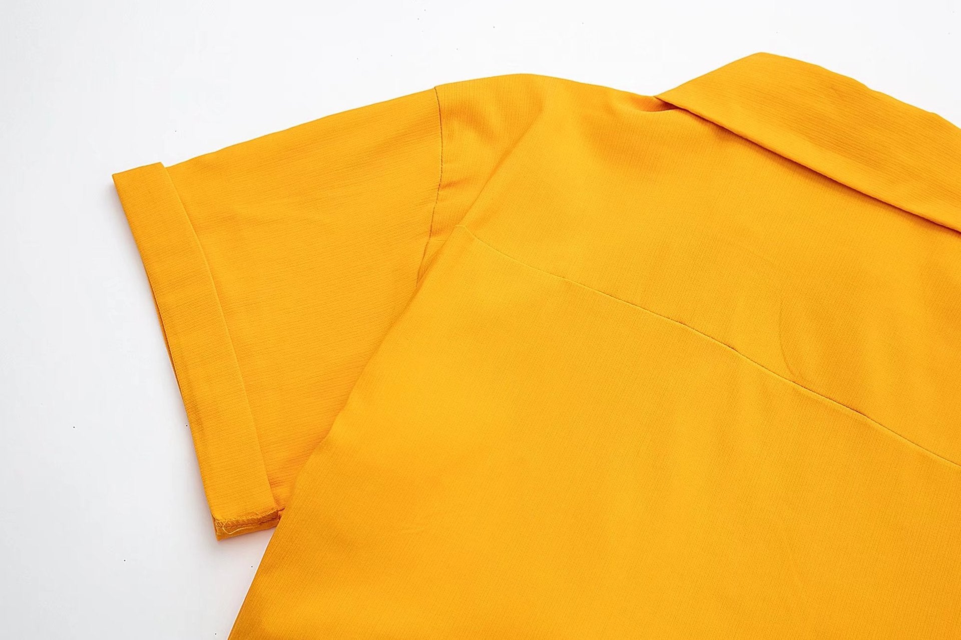 Summer Stretch Linen Blend Multicolor Short Shirt For Women 17