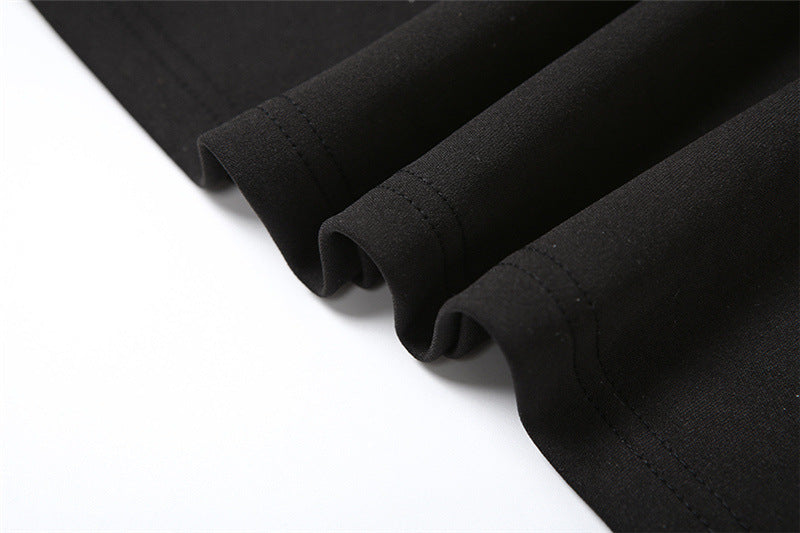 Autumn And Winter Women's Fashion Halter Neck Sexy Low-Cut Mesh Patchwork Bodycon Dress 15