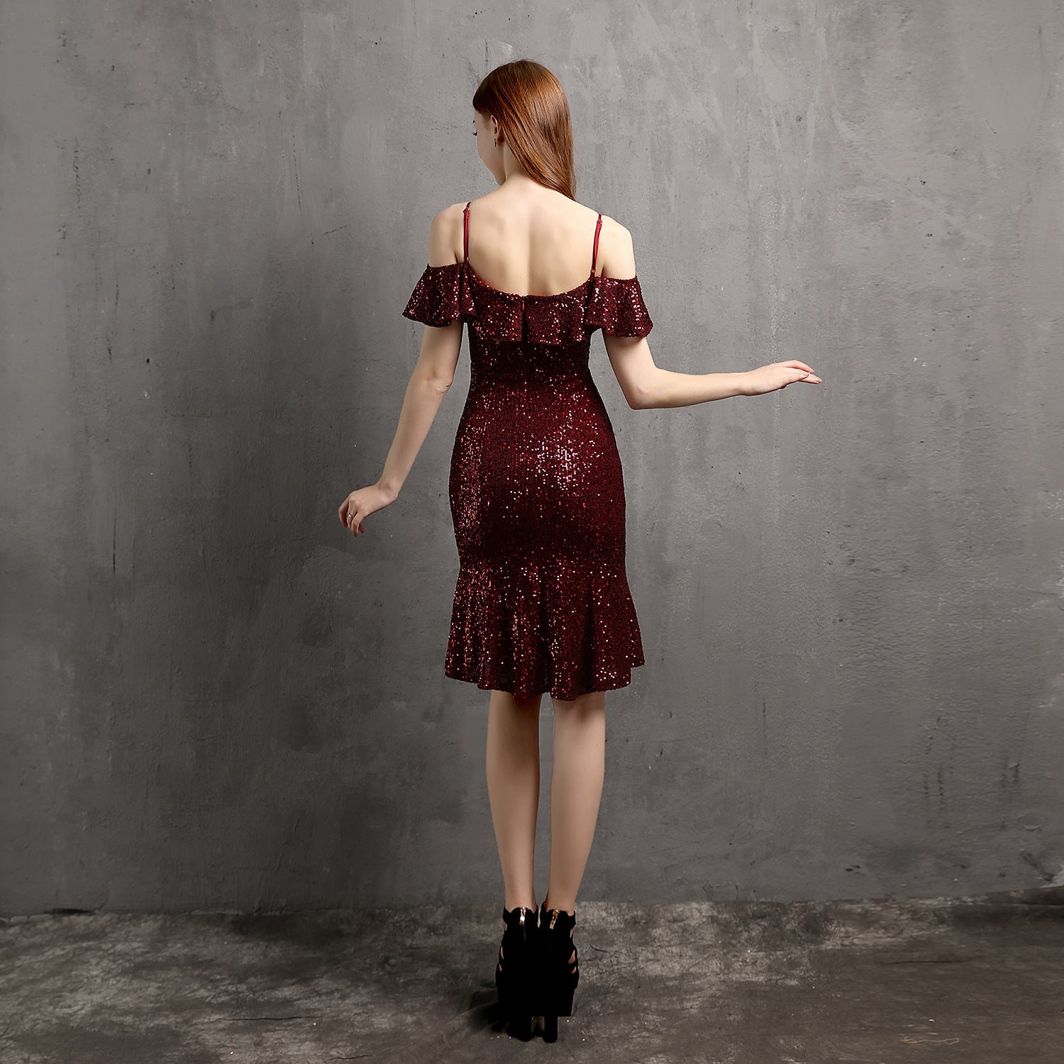 Collar Mini Evening Dress Dinner Party Formal Party Sexy Nightclub Girl Chic Elegant Short Dress 18