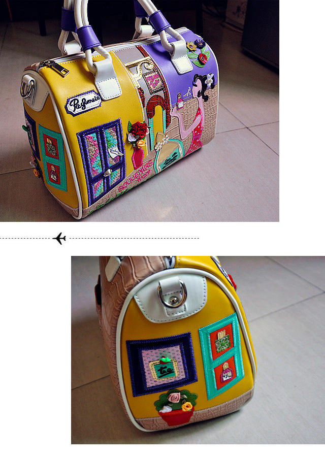 women's bags portable Messenger bag zipper women's bags creative Boston women's bags 11