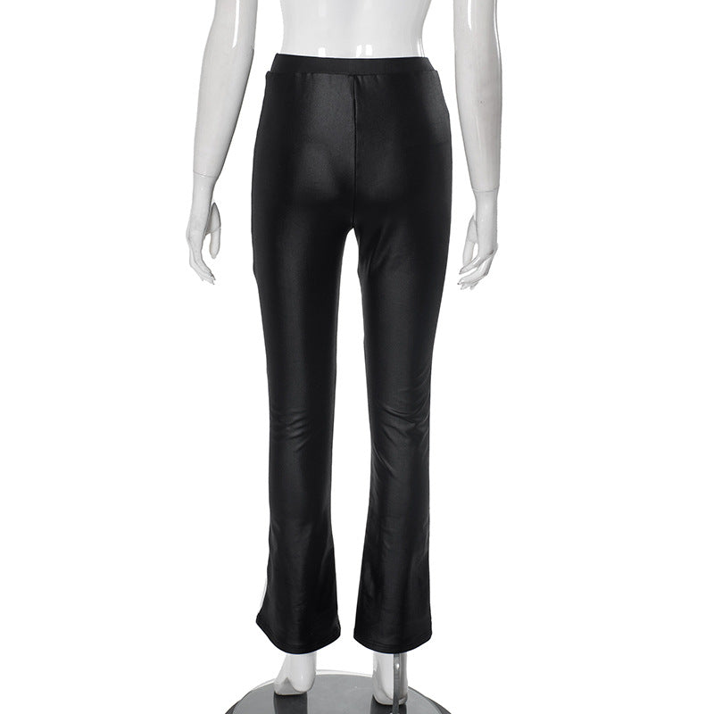 Women Sports Contrast Color Pants 6