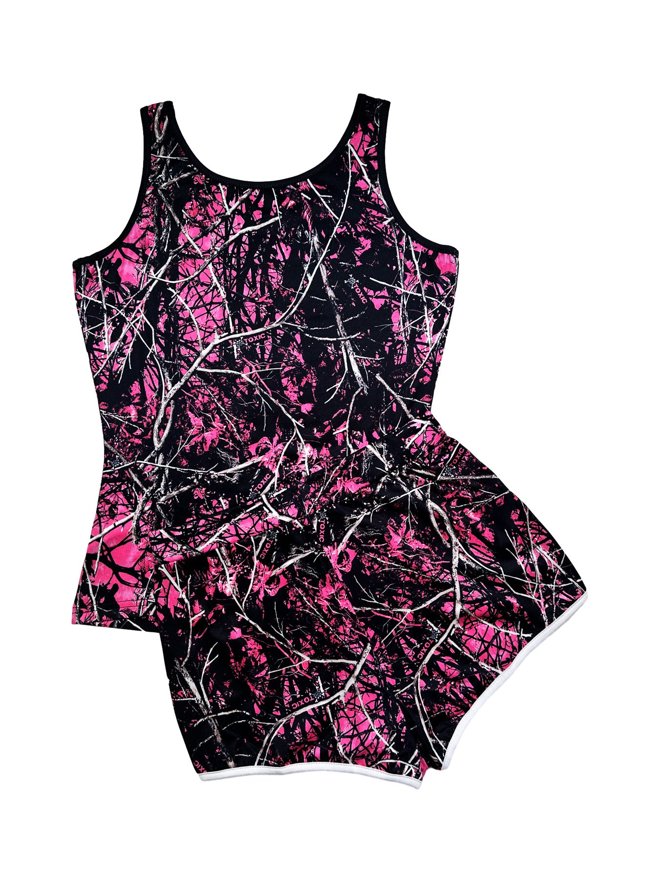 Women Sexy Printed Tank Top and Shorts Two-Piece Set 12