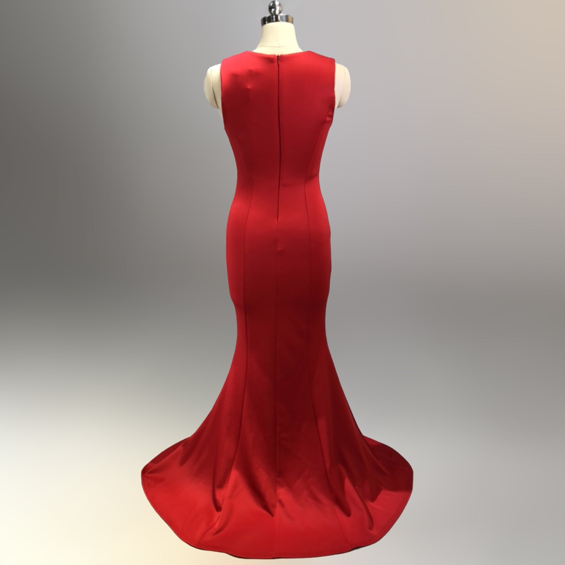 Bridal Wedding Long Formal Party Elegant Fishtail Engagement Evening Dress 11