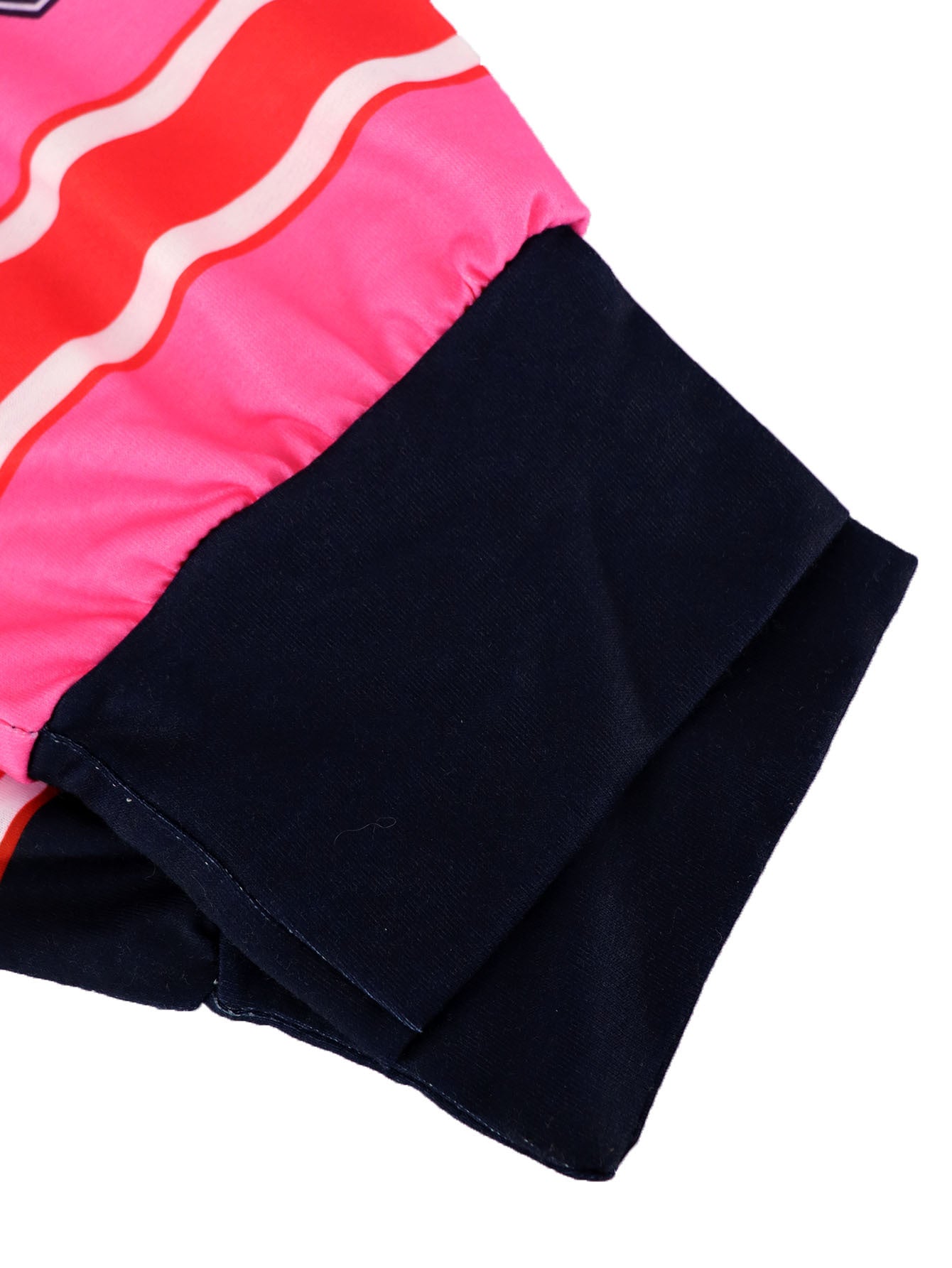 Trendy Women's Street Hip-Hop Fashion Patchwork Contrast Color Print Loose Casual Round Neck Long Sleeve Top 5