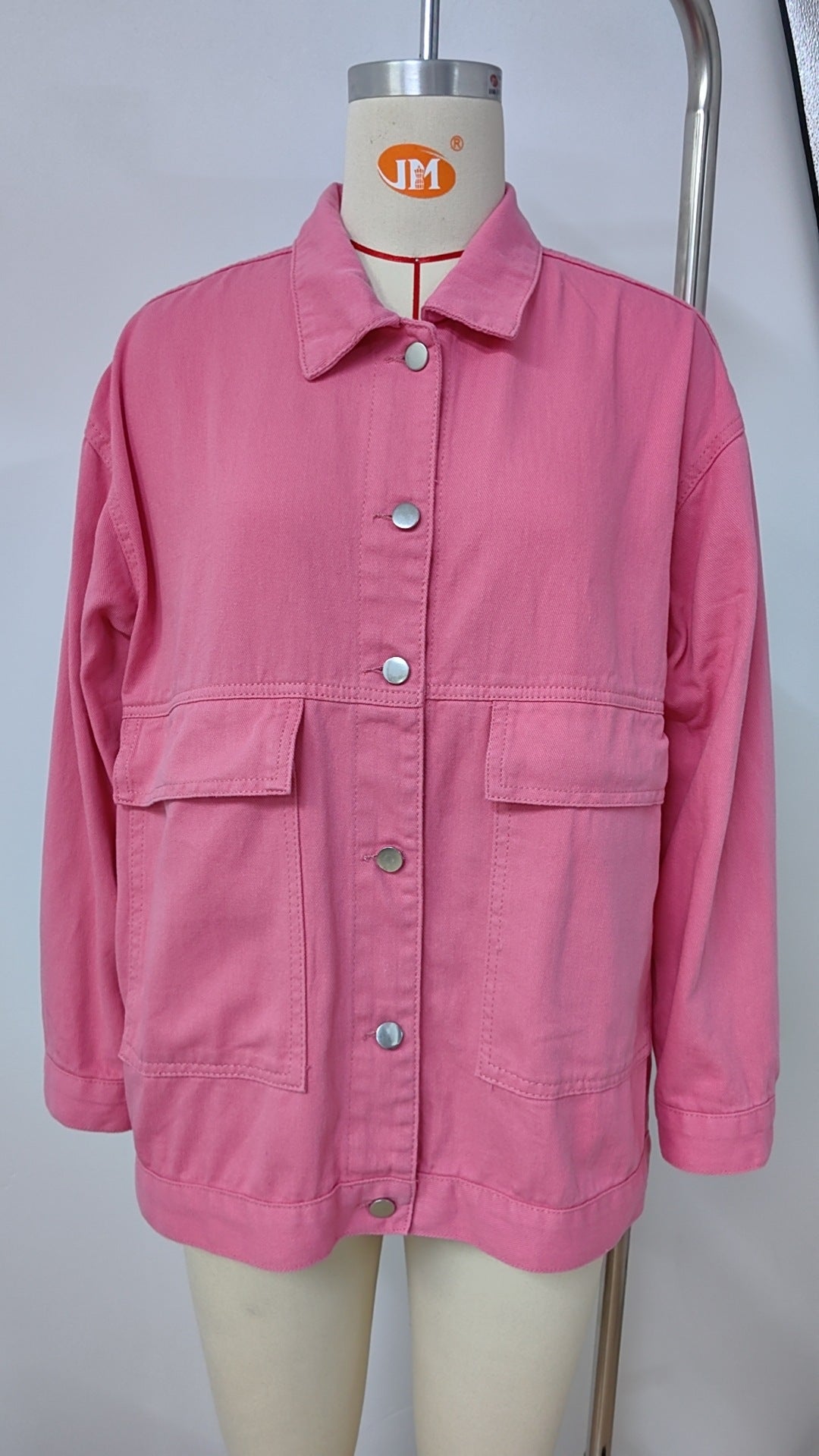 Women Retro Classic Loose Denim Casual Jacket 27