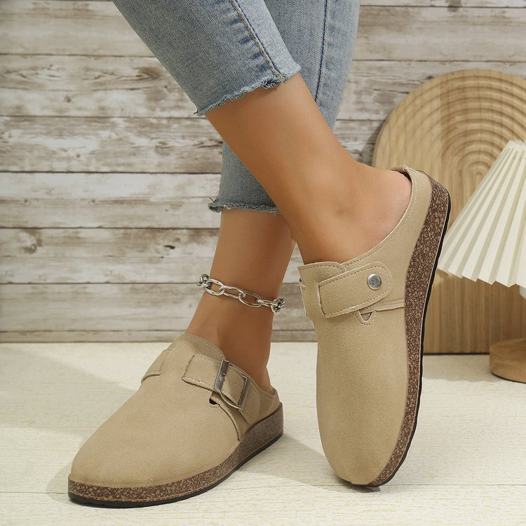 Plus Size Flat Slippers Women's Autumn And Winter Birkenstock Slippers 9