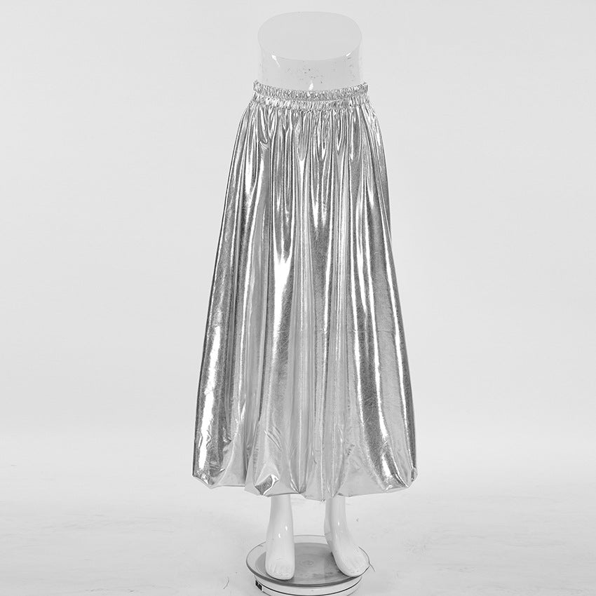 Autumn Fashion Women's High Waist Balloon Long Skirt 12