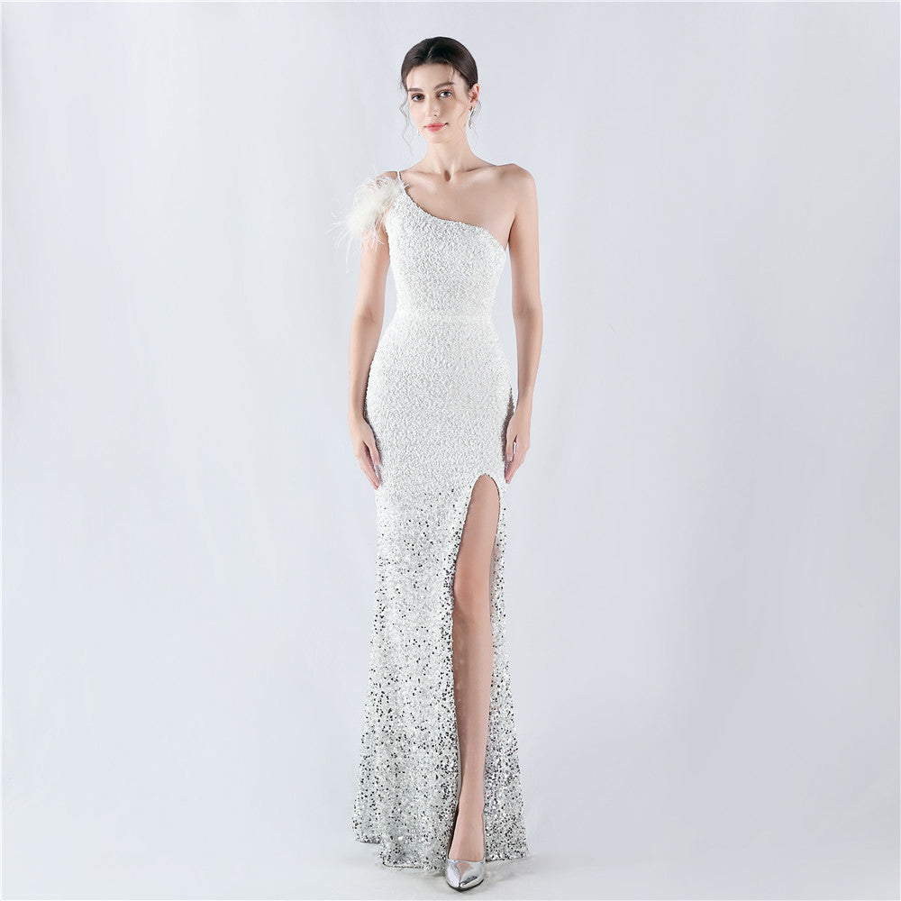 Plus Size Women Sequin Formal Party Maxi Evening Dress 8