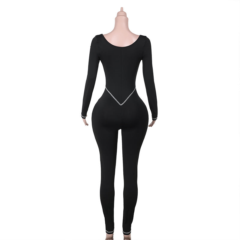 Women Style square neck Jumpsuit 7