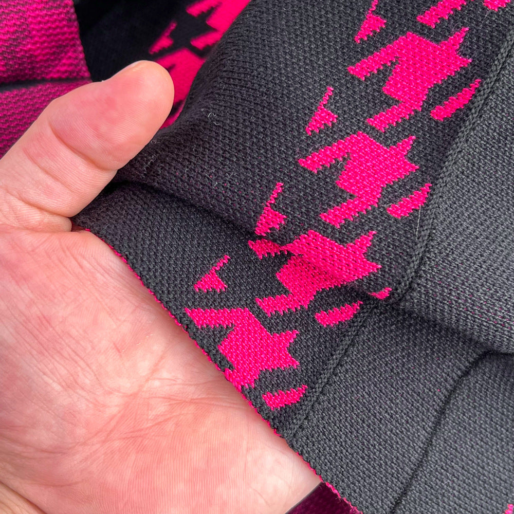 Summer Halter Neck Sleeveless Slim Waist A-Line Knitting Dress 13