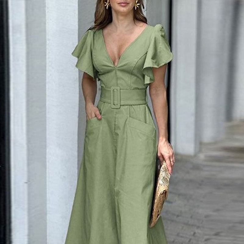 Women summer Solid Casual Jumpsuit 6