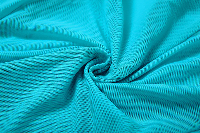 Autumn Sexy See-Through Irregular Low Back Lace-Up Bodycon Short Dress Women's Clothing 15