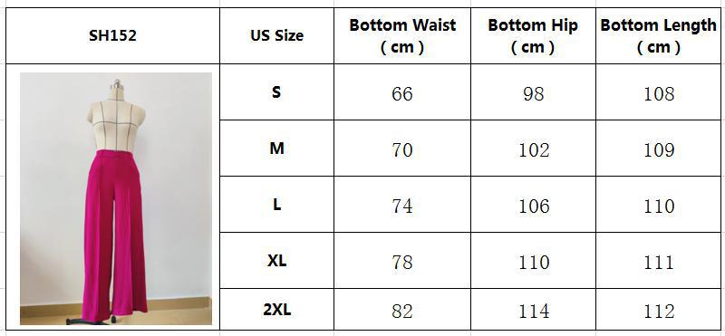 Women Casual Thin Solid Loose Pleated Wide Leg Pants 14
