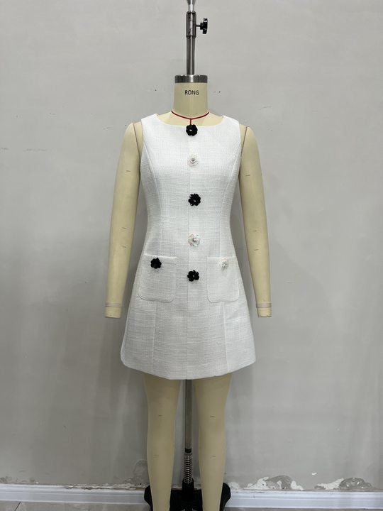 Women's Elegant Sleeveless Slim Waist Bodycon Dress 5