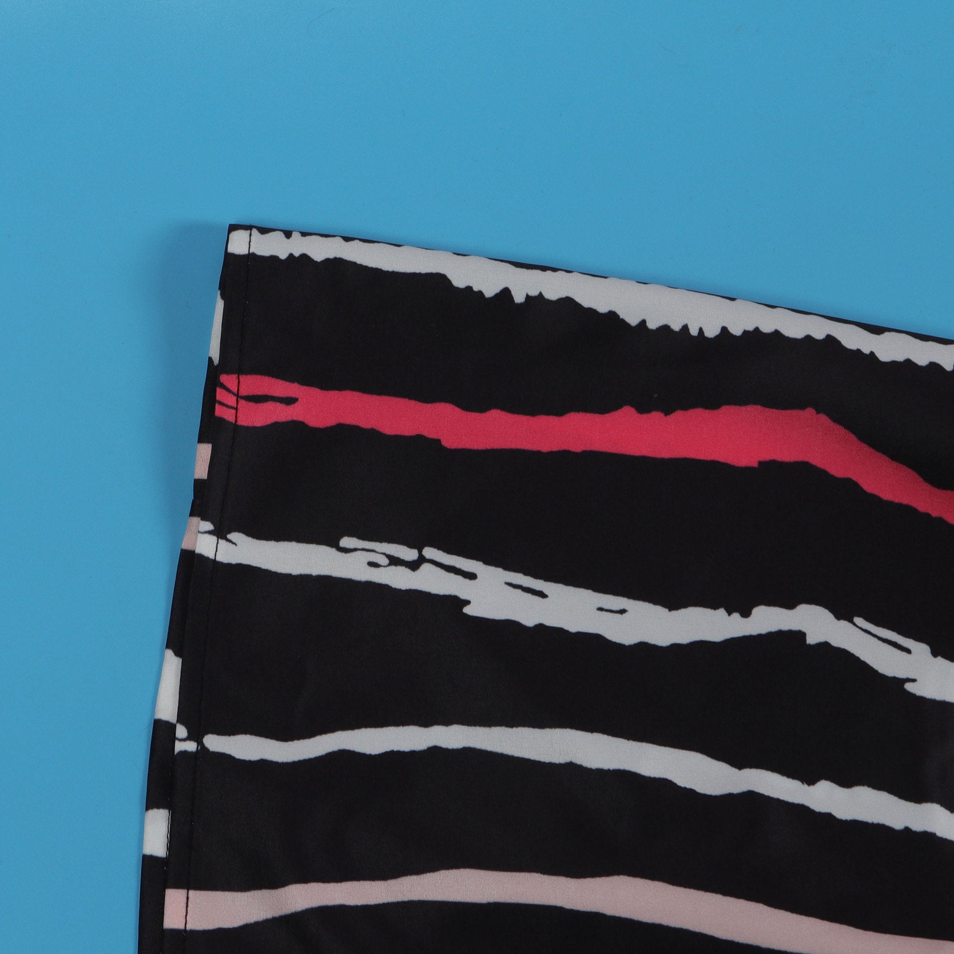 Women Sexy Print Lace-Up Slash Shoulder Backless Dress 20