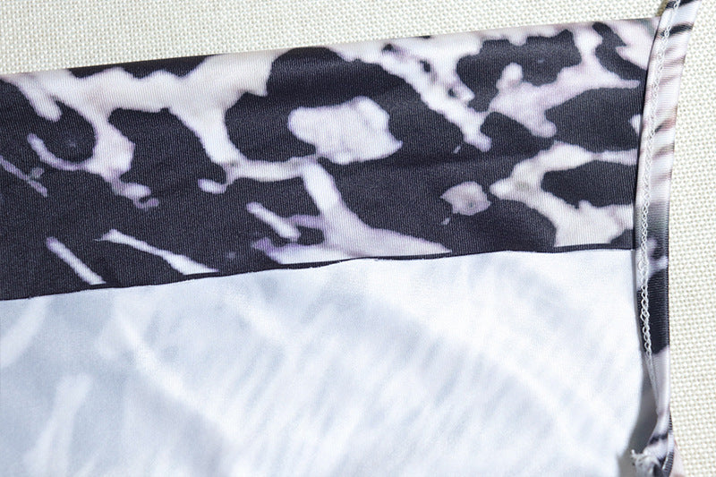 Women Off Shoulder Snake Print Strap Maxi Dress 15