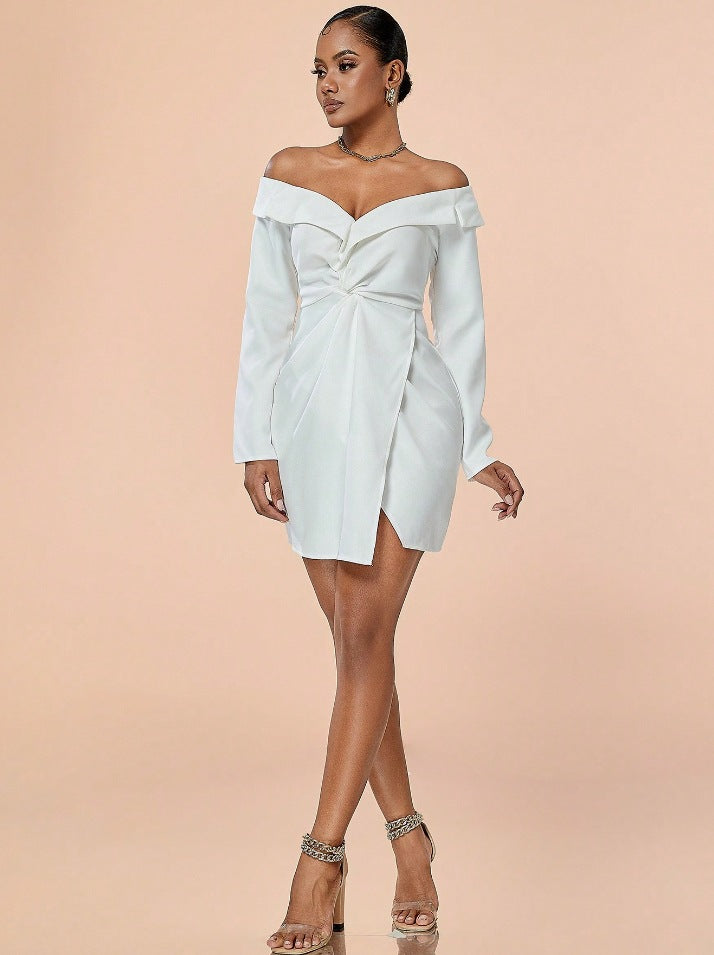 Women sexy style Off Shoulder dress 3