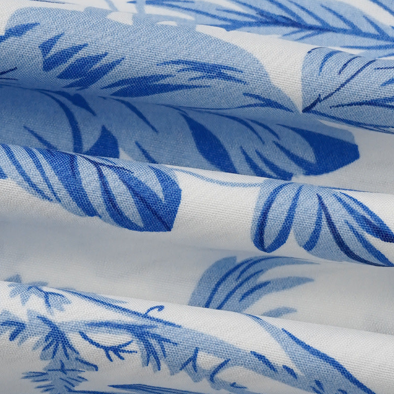 Women Printed Crop Top and Maxi Dress Two-Piece Set 12