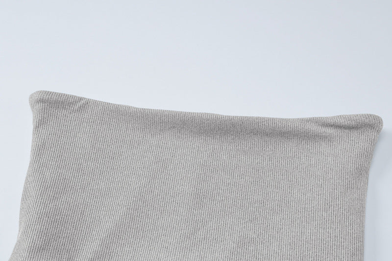 Women Spring Summer Crop Short Sleeve T-Shirt And Pants Two-piece Set 14