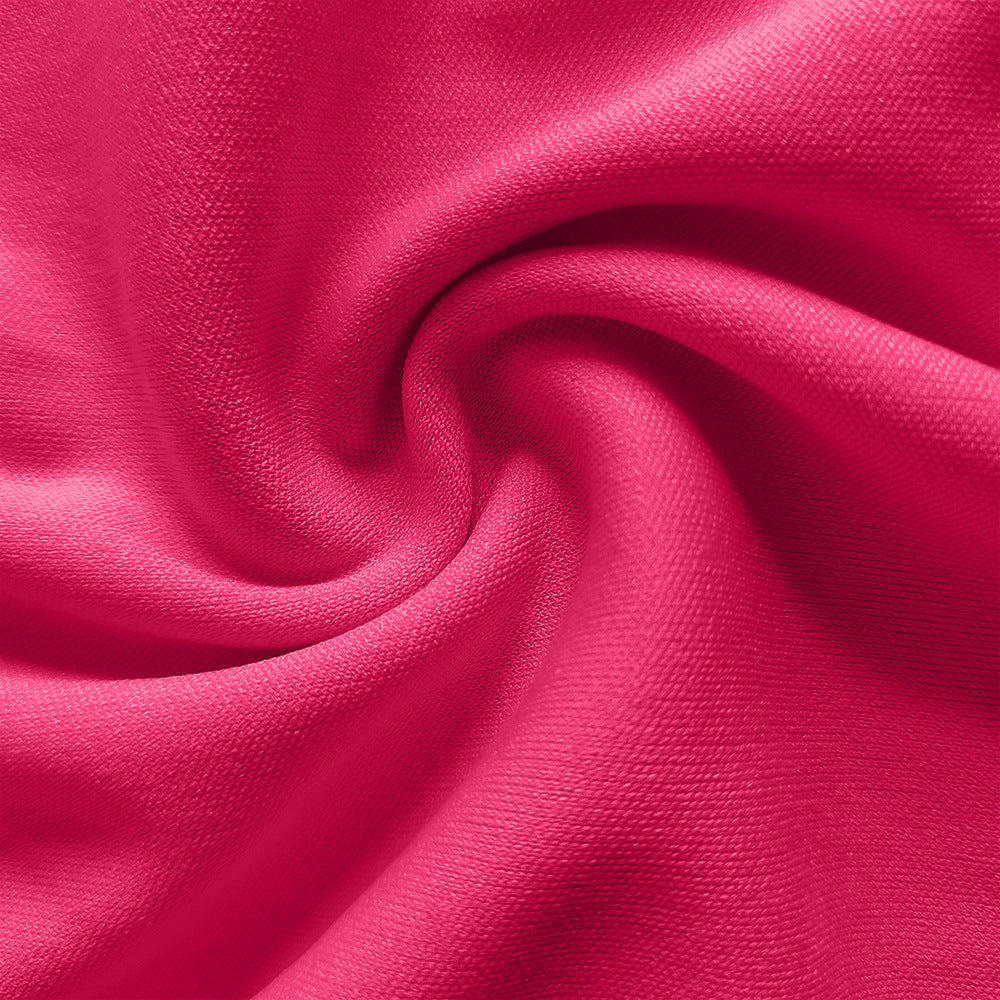 Women Casual Denim Patchwork Short-sleeved Top and Shorts Two-piece Set 25