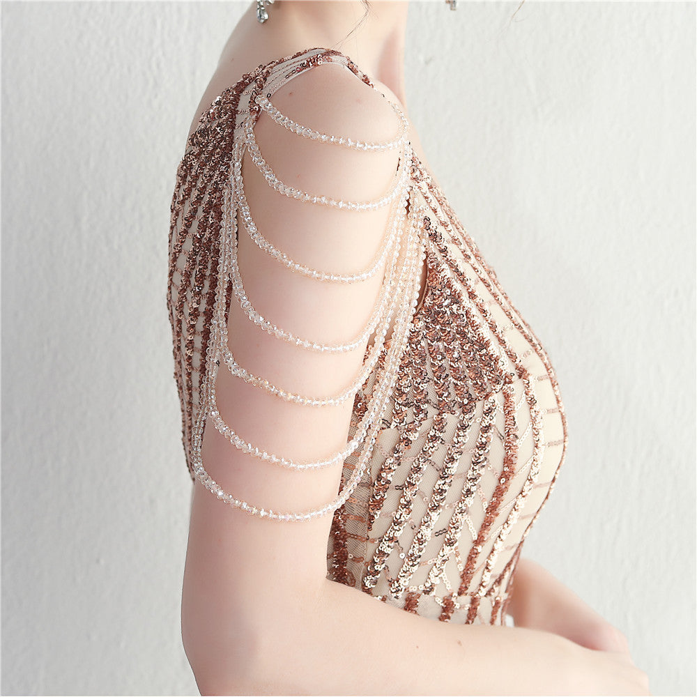 sequins plus Plus Size Formal Party Evening Dress 62