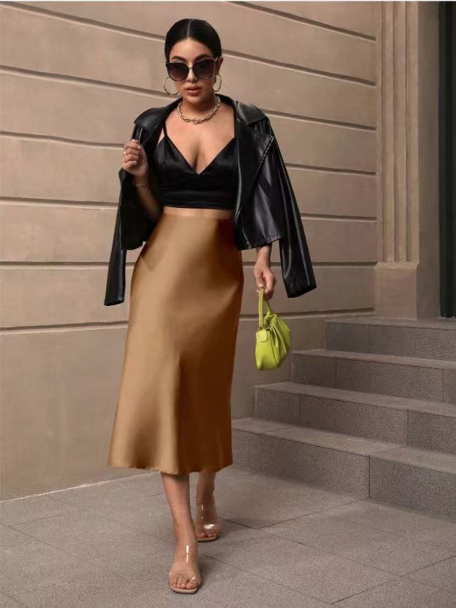 Women spring and summer bodycon fishtail skirt 28