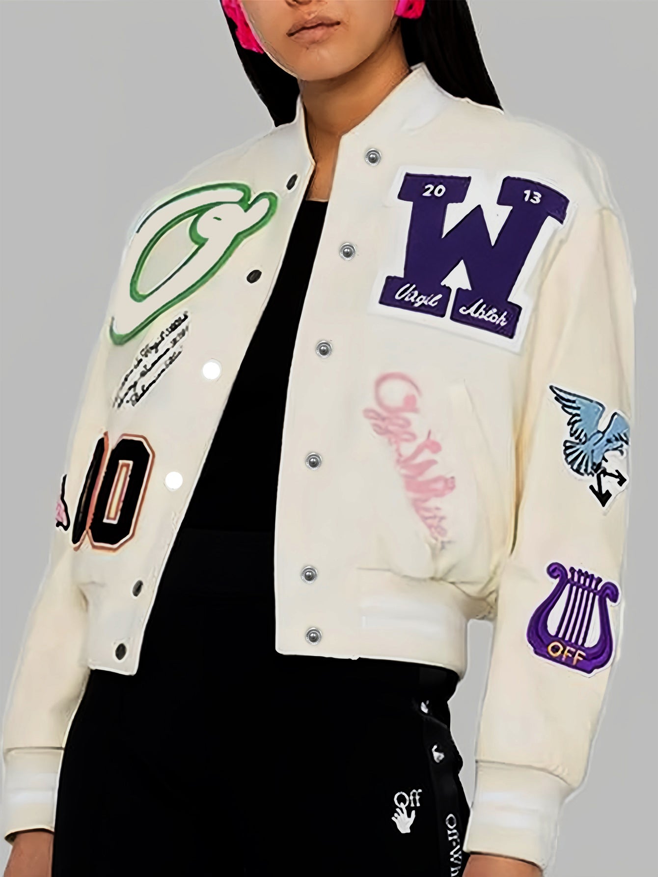 Women Casual Print Ribbed Jacket 3