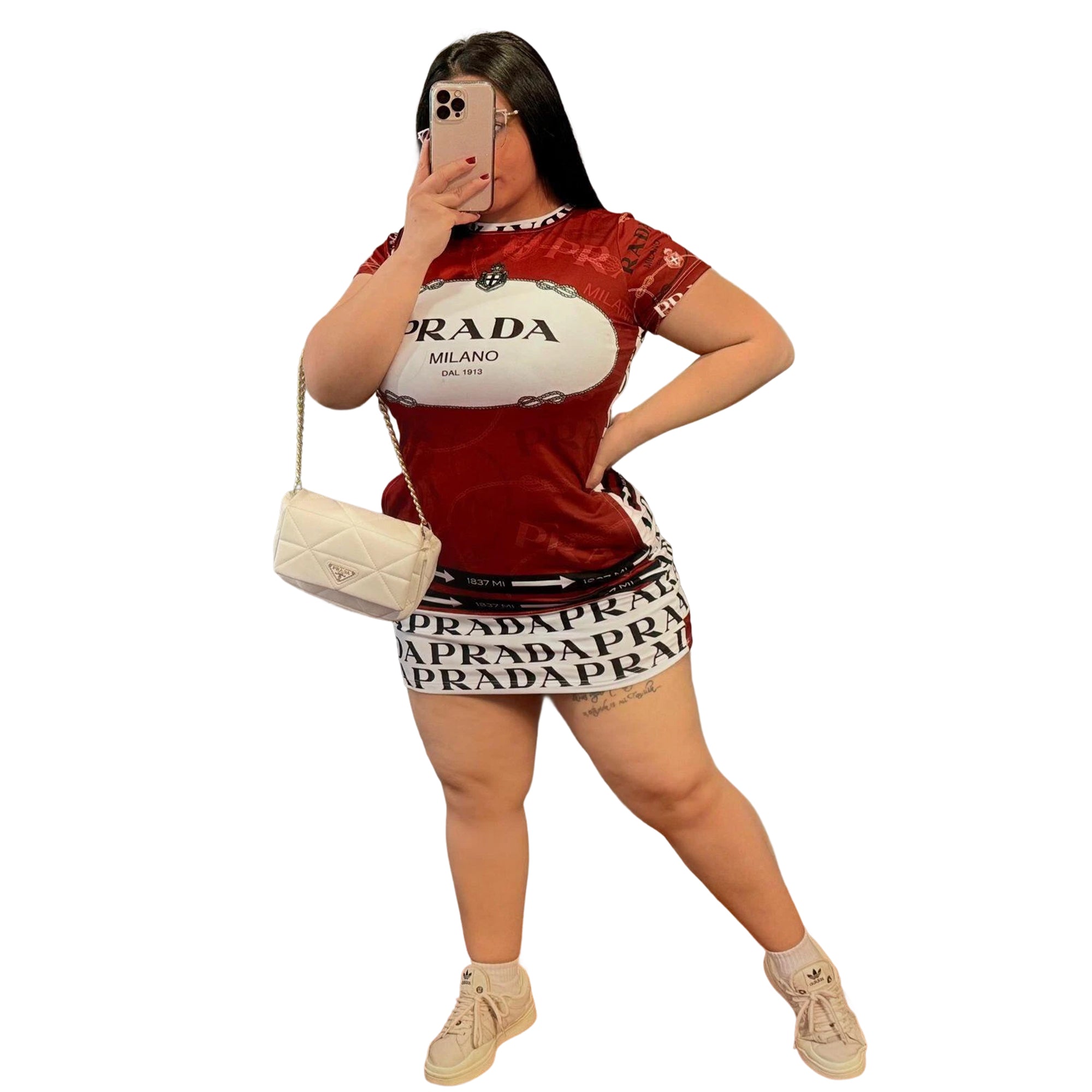 Women's Casual Chic Printed Bodycon Dress 45