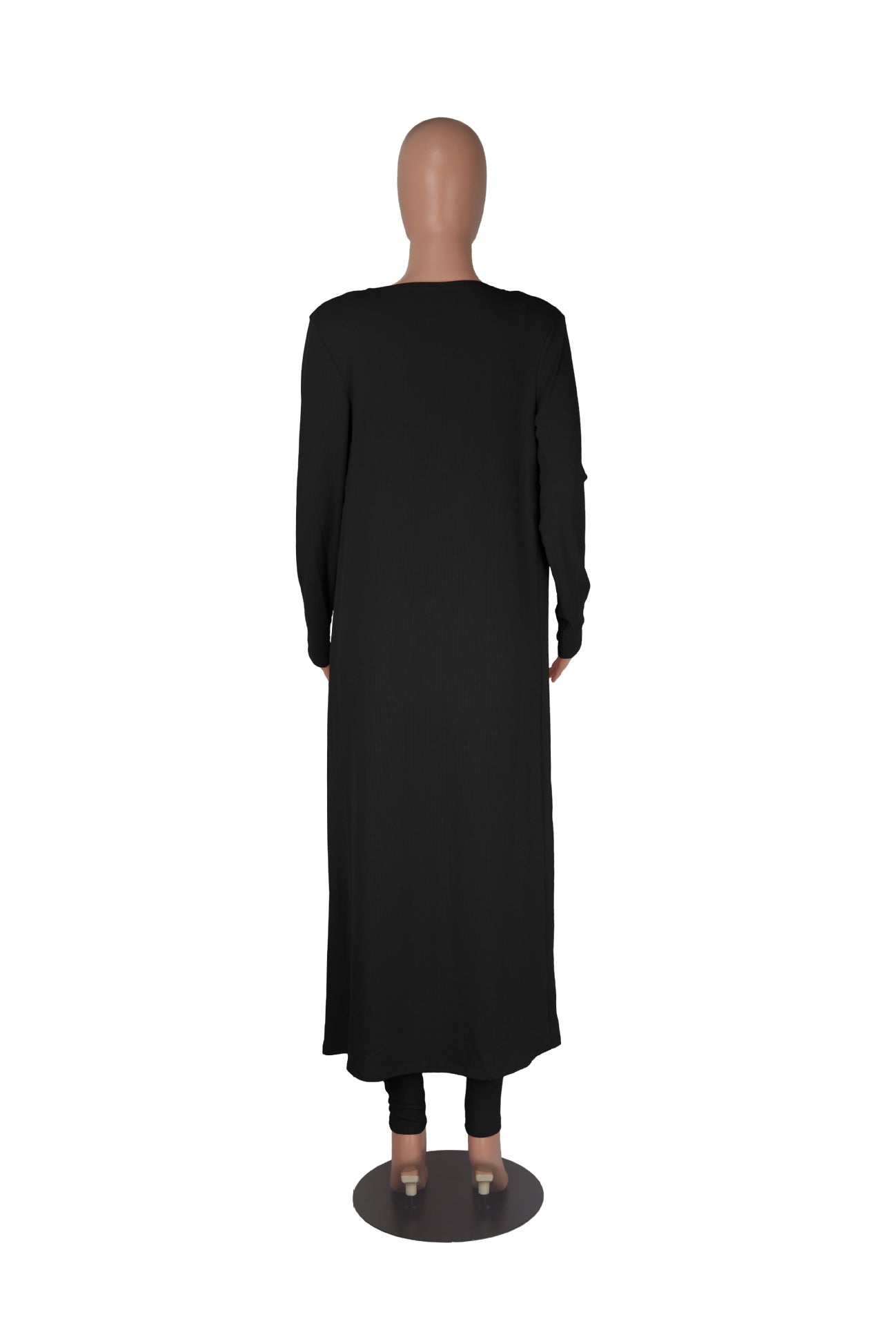 Fall Women'S Fashion Straps Jumpsuit + Casual Fall Loose Long Sleeves Cardigan 18