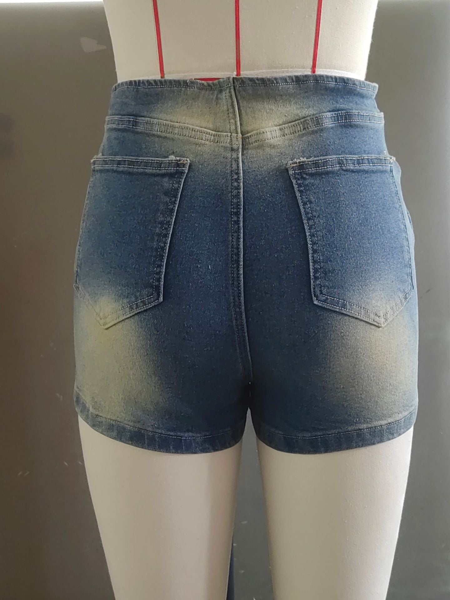 Women Summer Sexy Zipper Washed Skirt 7