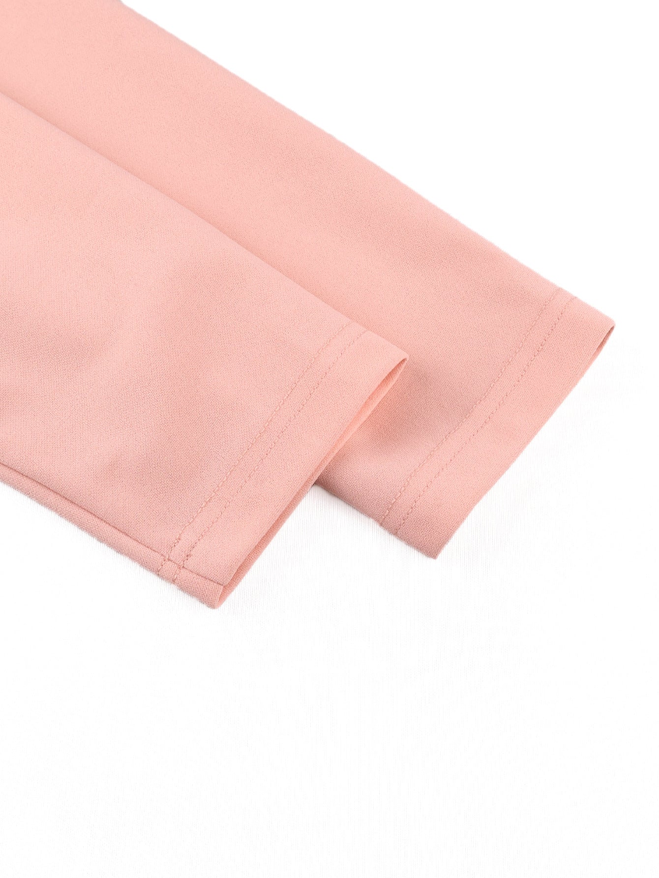 Women's Fashion Career Turndown Collar Color-Blocking Two-Piece Elegant Slim Waist Midi Skirt Set 12