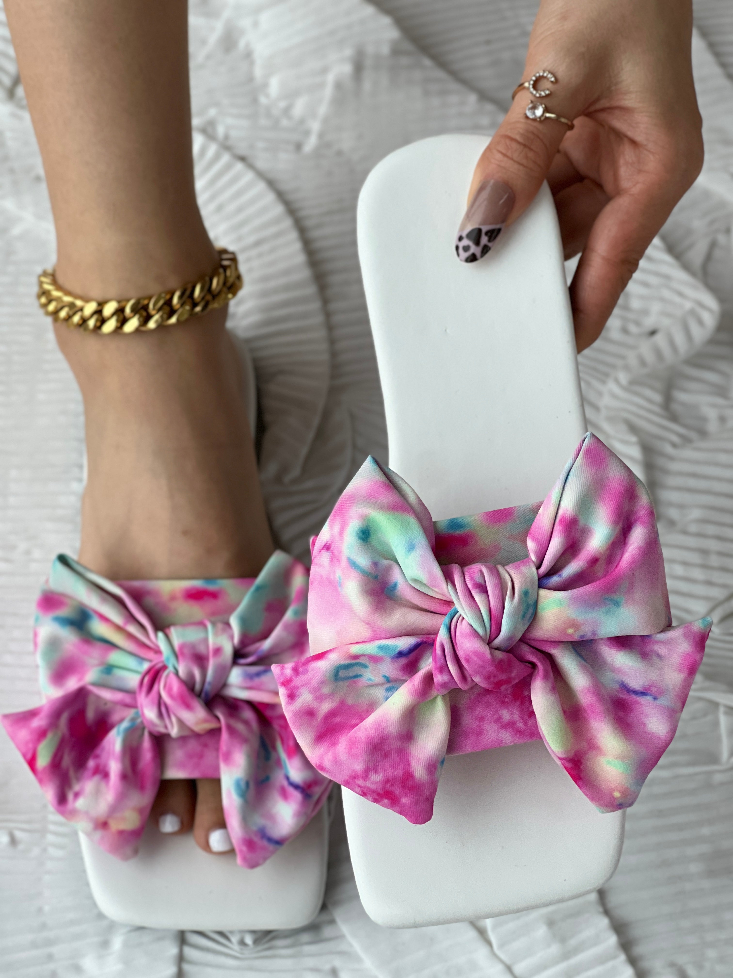 Casual Plus Size Women's Bowknot Beach Sandals 4