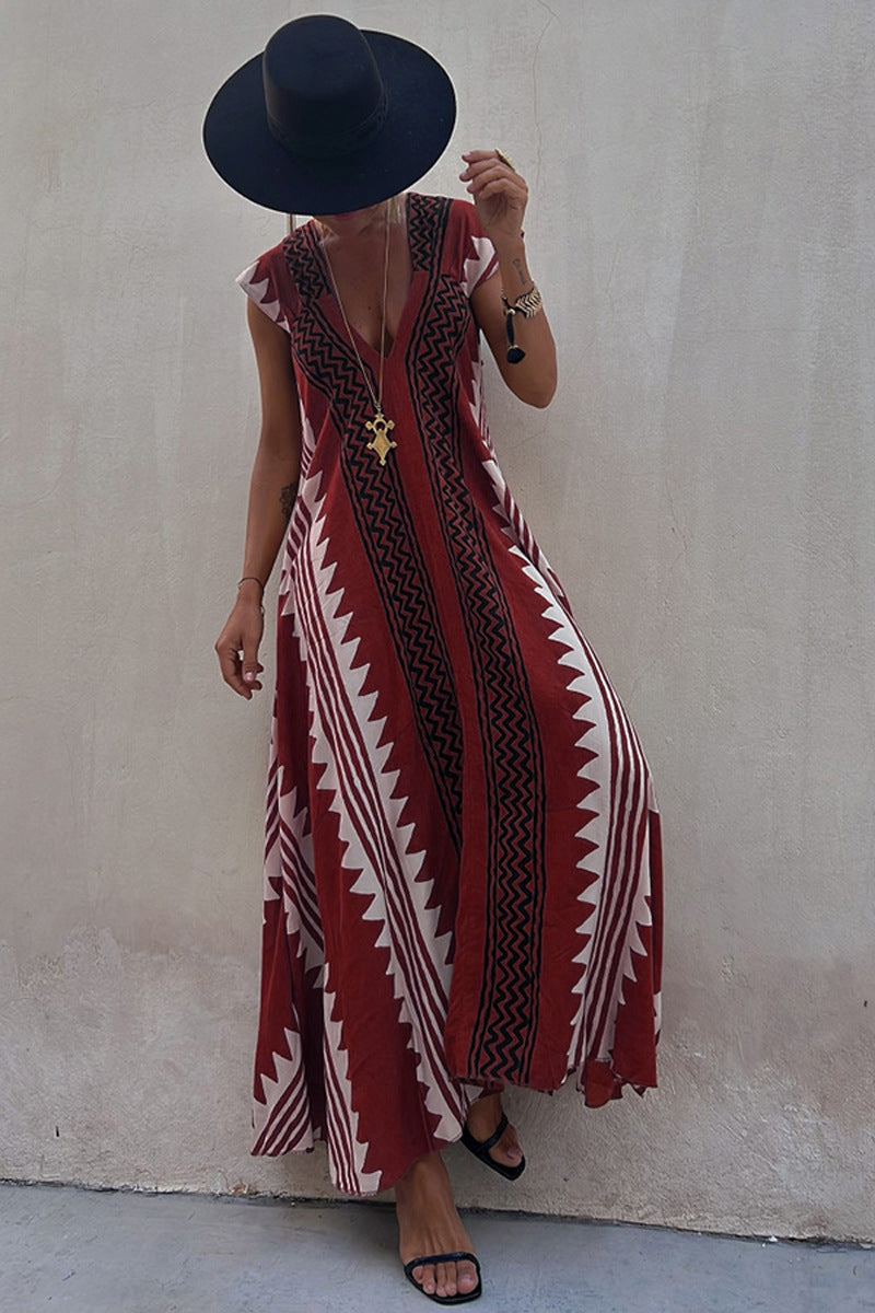 Casual Dress Holidays Women's Loose Maxi Dress 6