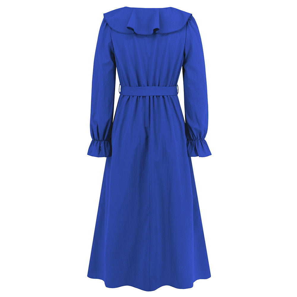 Women ruffled irregular dress 31