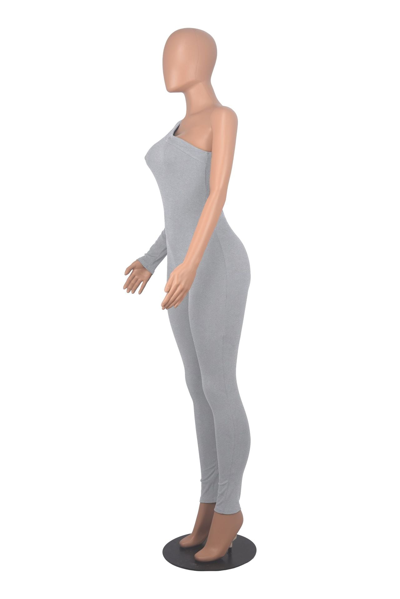 Women Fall Slash Shoulder Jumpsuit 27