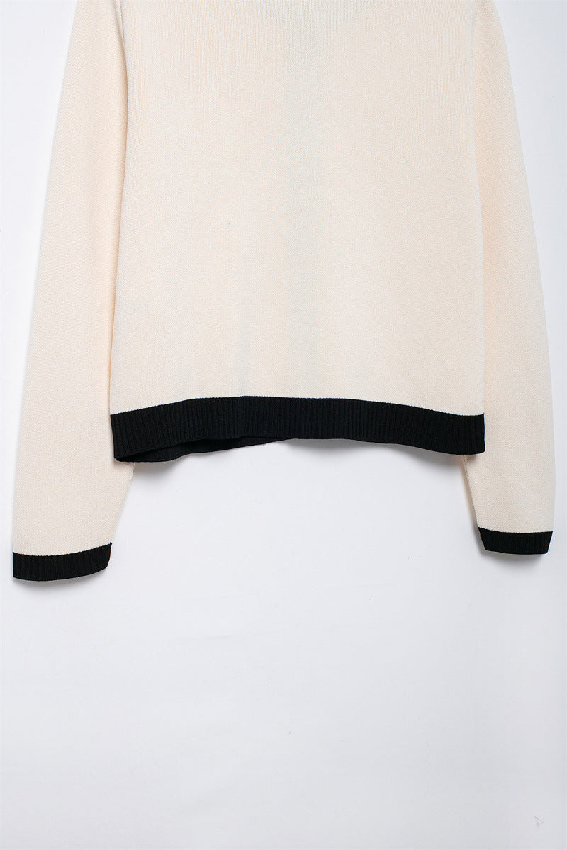 Women Autumn Gold-breasted Knitting Top 22