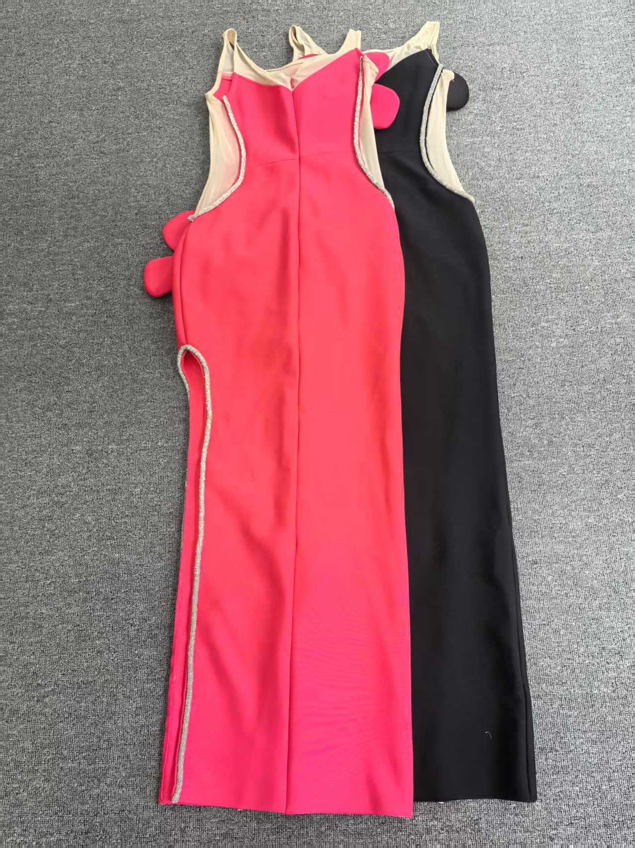 Women beaded sequin bandage dress 12