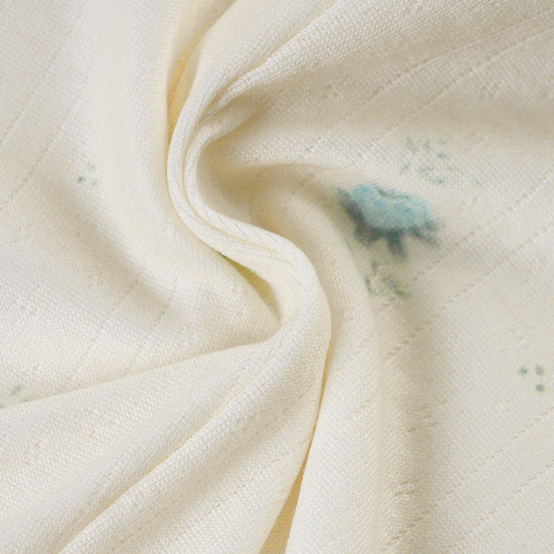 Women Floral Contrast Comfortable Crop Suspender Top and Shorts Two-piece Set 22