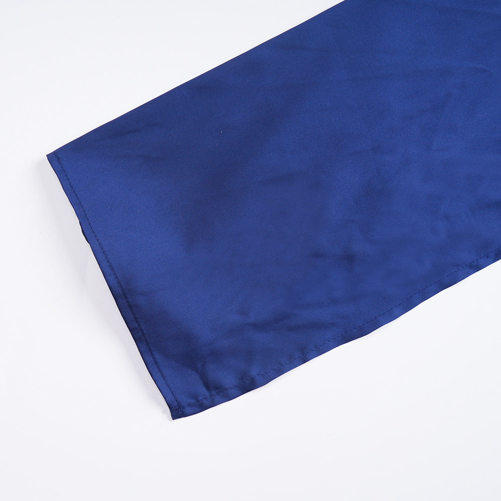 Patchwork Contrast African Women's Plus Size High Waist Sequin Long Dress 22