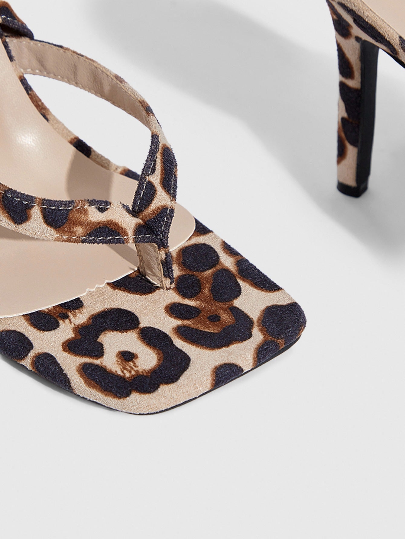 Women Sexy Black Cutout Sexy Prom High-Heeled Sandals 17