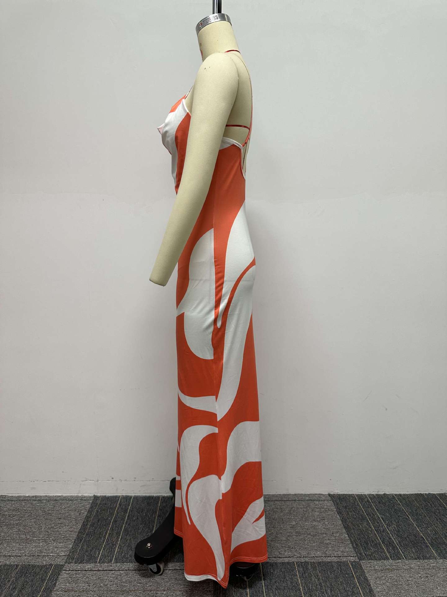 Sexy Printed Slim Bodycon Maxi Dress 9
