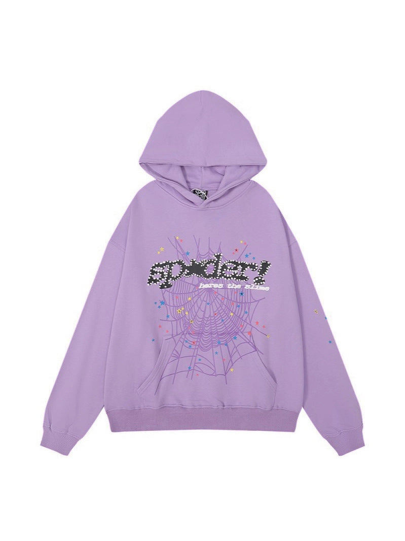 Hip-Hop Letter Print Long-Sleeved Hoodies 21