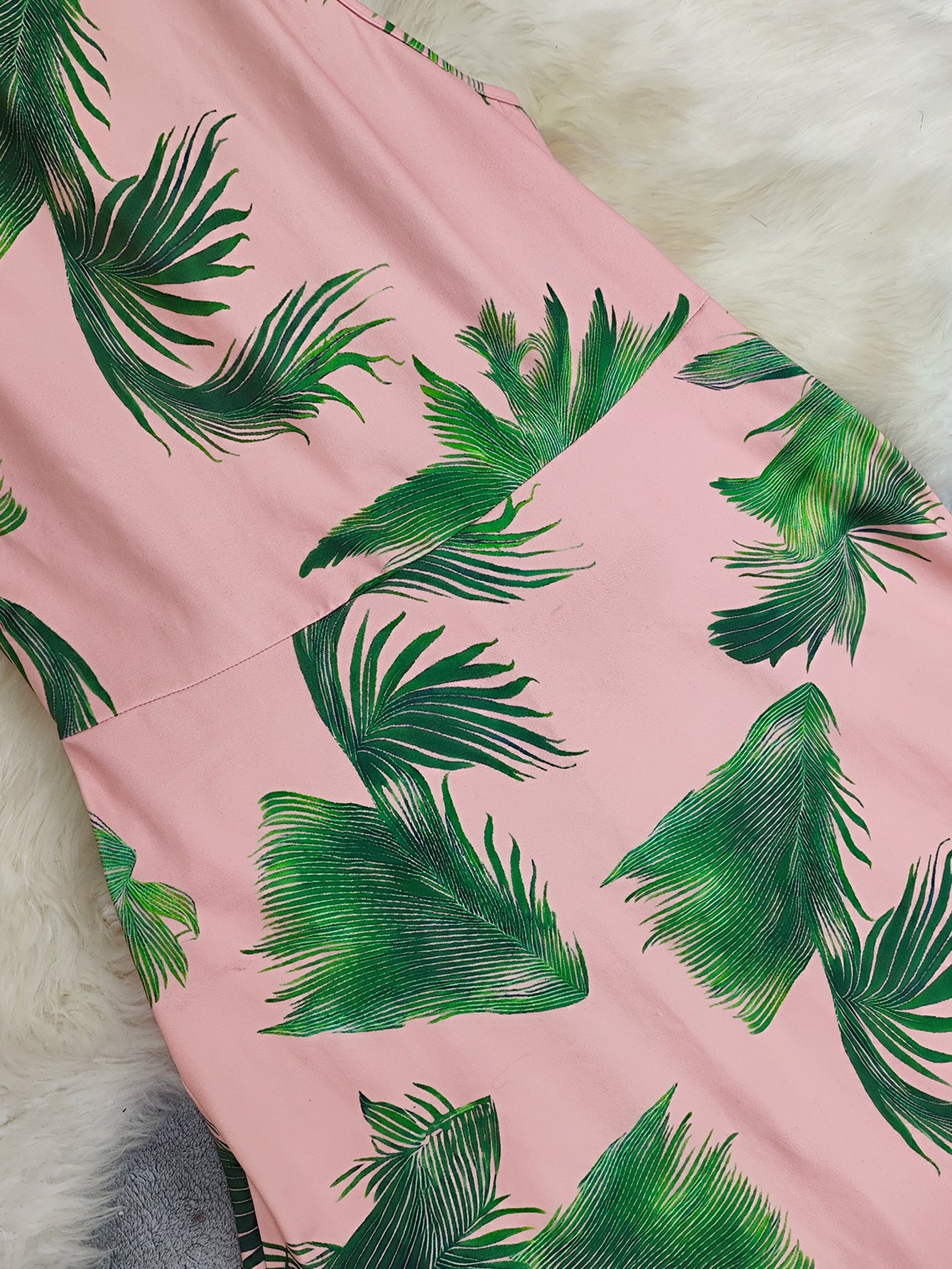 Women's Sleeveless High-Neck High-Waist Floral Sexy Maxi Dress 5