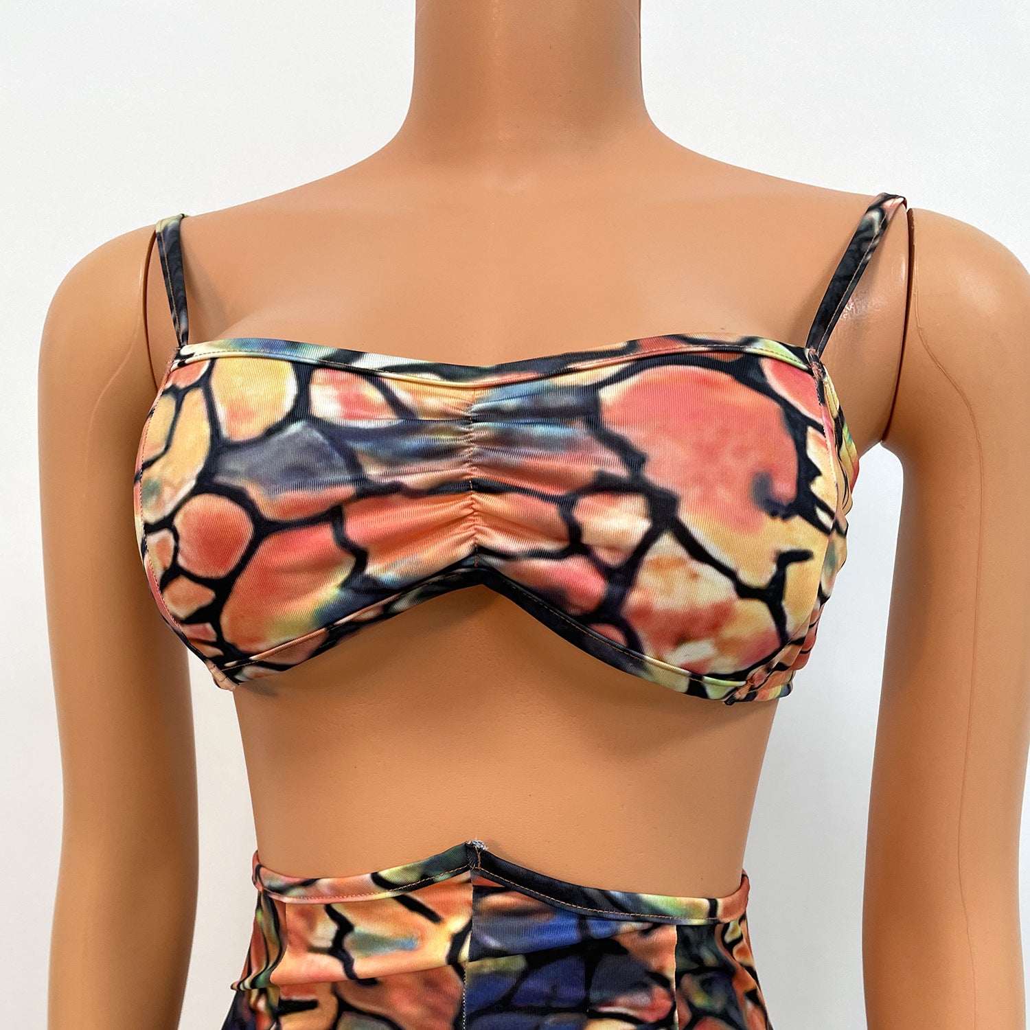 Fashion sexy small suspenders high waist trousers two-piece suit 14