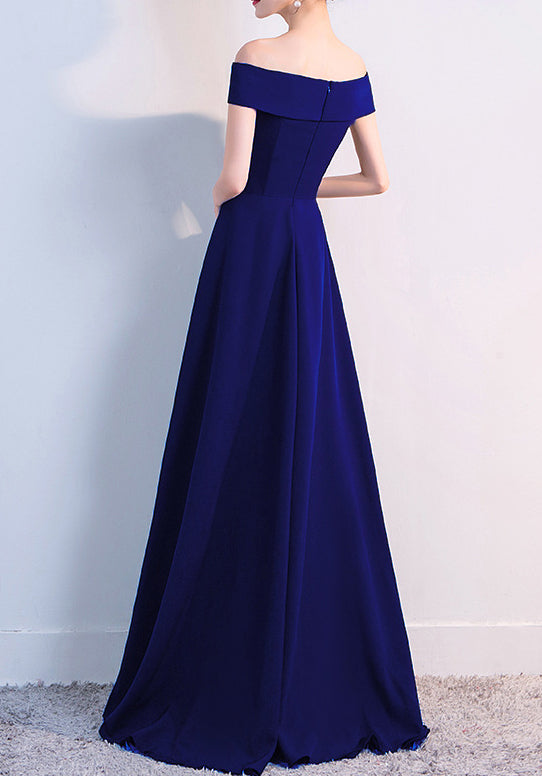 Women Black Party Dress Sexy Off Shoulder Evening Dress 10