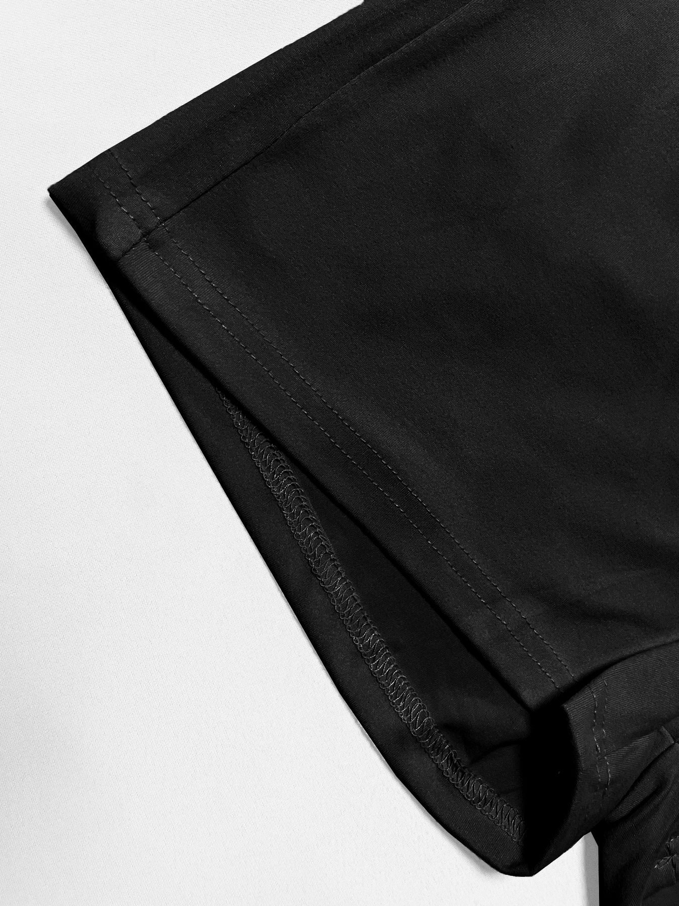 Street Color-block Short Sleeve High Waist Casual Sport Shorts Set with Headband 11