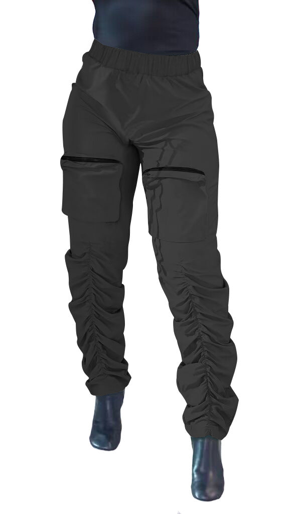 Women's Style Casual Zip Pocket Cargo Pants 7