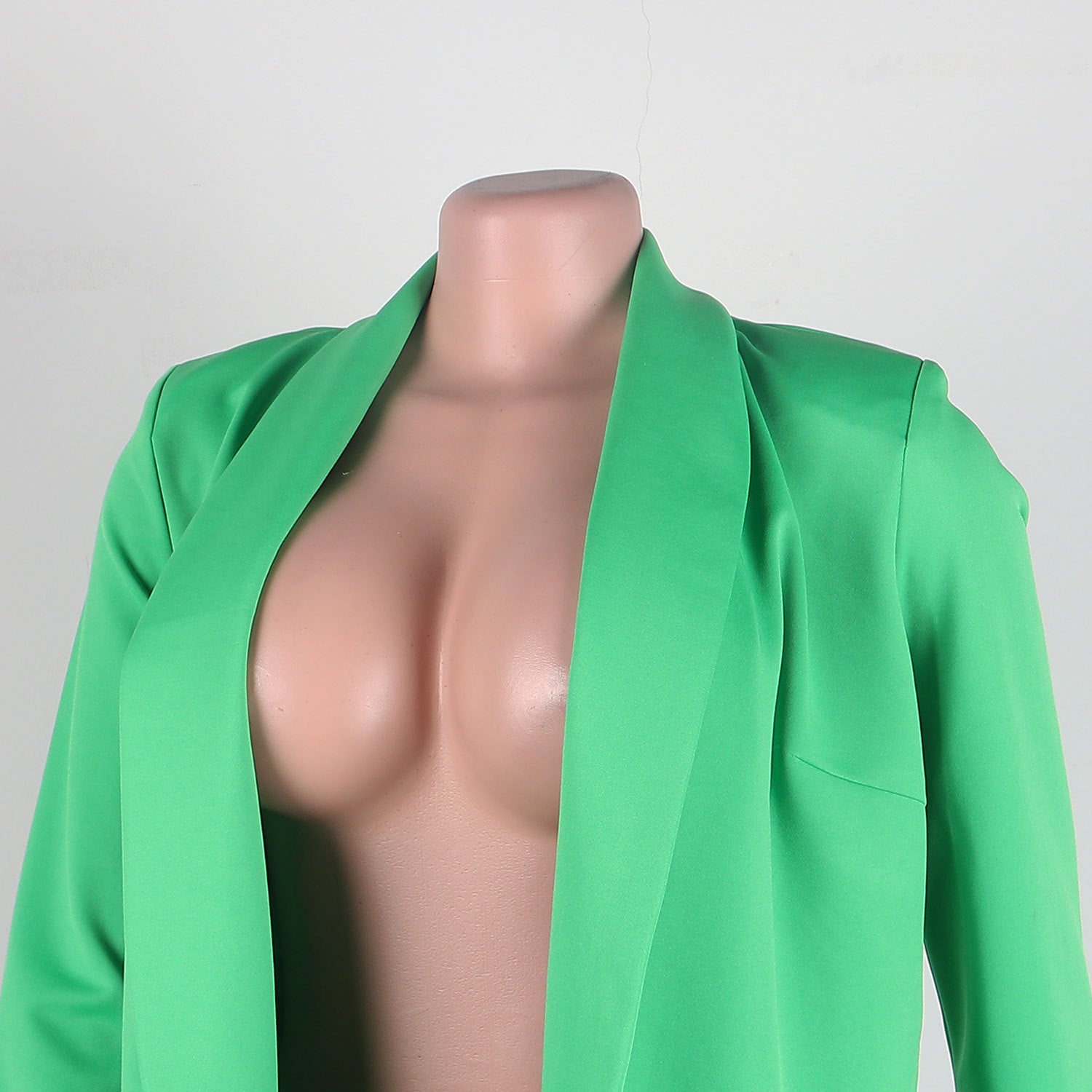 Women Fall/Winter Solid Long Sleeve Casual Blazer 43