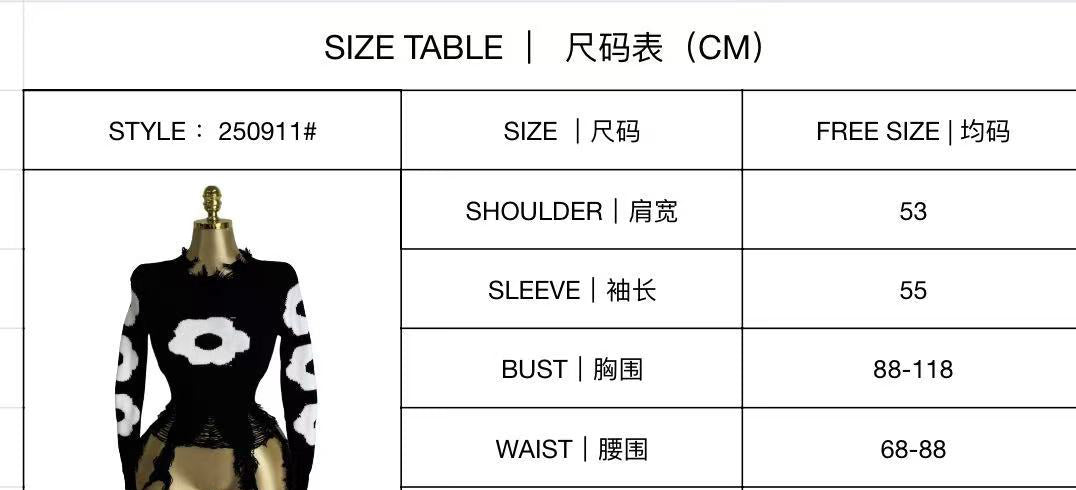 Women Cross Ripped Tassel Dark Long-Sleeved Pullover Knitting Sweater 14