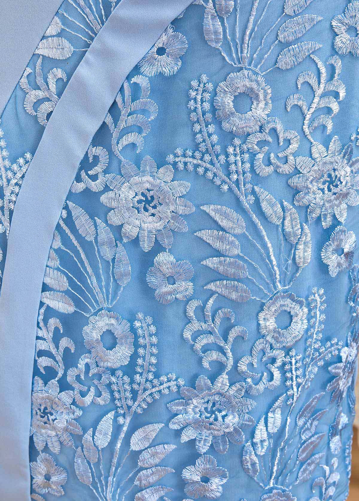 Plus Size Women Patchwork Embroidered Lace Dress 7